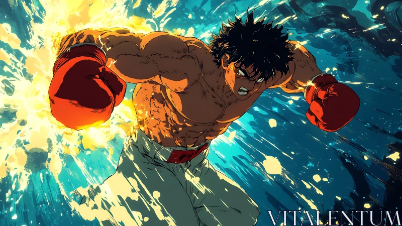 Explosive Boxer Martial Athlete Combat Power.