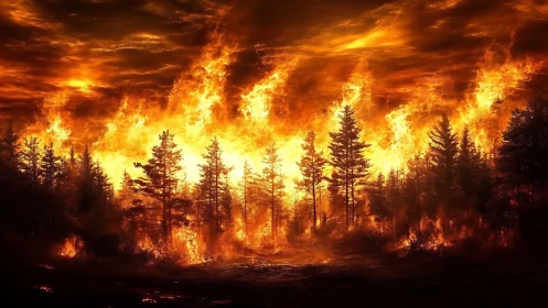 Inferno's Silent Crescendo Swallows the Boreal Wilderness