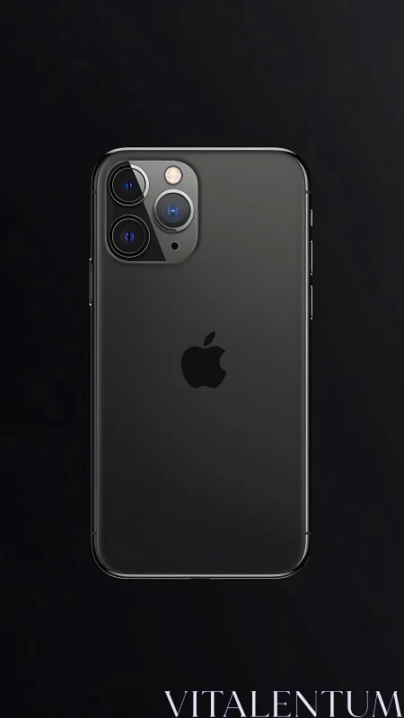 iPhone 11 Pro Max Space Gray Rear Camera System Portrait Study.