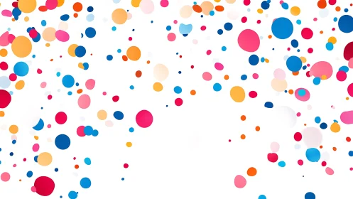 Chromatic confetti dispersion in vector dot field space.