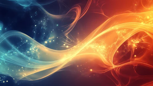 Fluid Light Waves with Thermal Gradient Transition