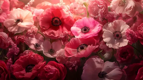 Vibrant Pink Blooms Create a Dreamy Floral Paradise