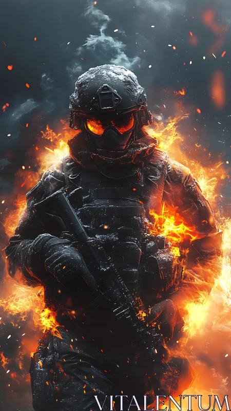 Firewalk in combat armor redraws the horizon with sparks