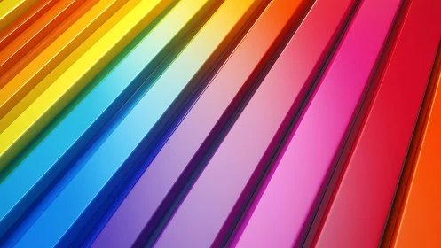 Diagonal parallel color bars form a continuous spectrum