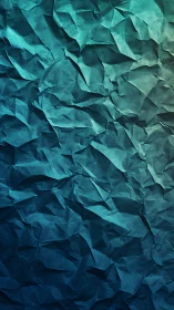 Turquoise to teal gradient on crumpled textured surface.