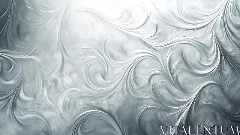 Turbulent metallic flow field with fine swirling vector curvature