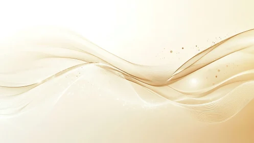 Champagne mist waves drifting through a quiet sunrise.