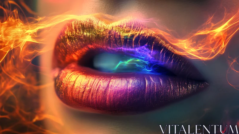 Chromatic Lip Rendering with Incandescent Flame Dynamics and Spectral Gradient Mapping