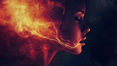 Pyrolytic Head Profile With Incandescent Chromatic Dissolution.