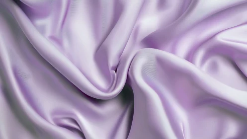 Flowing Lavender Silk Fabric in Dynamic Motion.