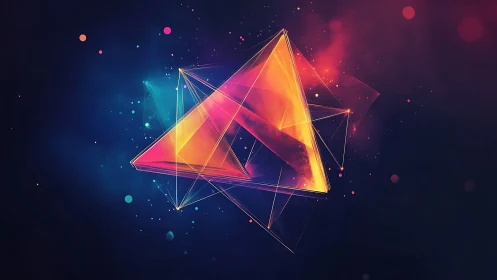 Spectral triangulated prism cluster in luminous vector space.