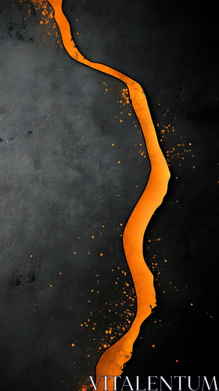 Molten Flow: Where Obsidian Meets Amber Rebellion.