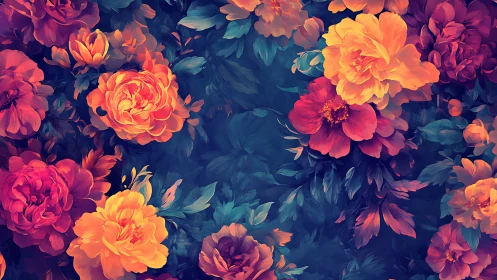 Garden Dreams in Radiant Bloom.