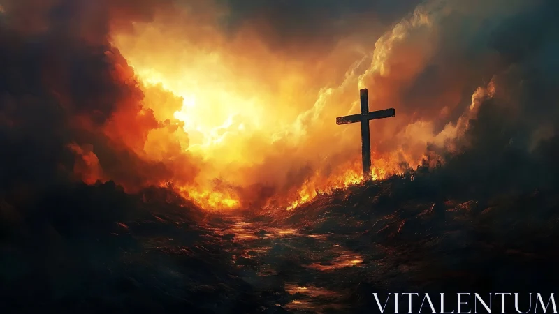 Cross at the Burning Horizon, where stormlight kneels down.