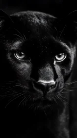 Black Panther High-Key Chiaroscuro Portrait Study