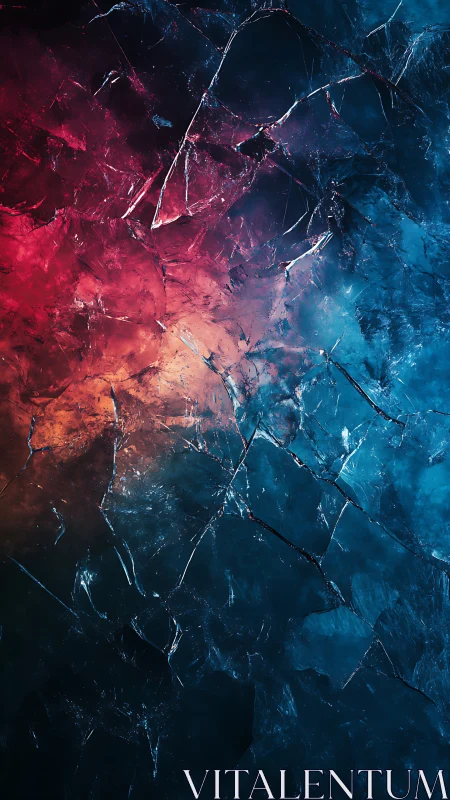 Shattered nebulae collide on frozen glass of cosmic night.