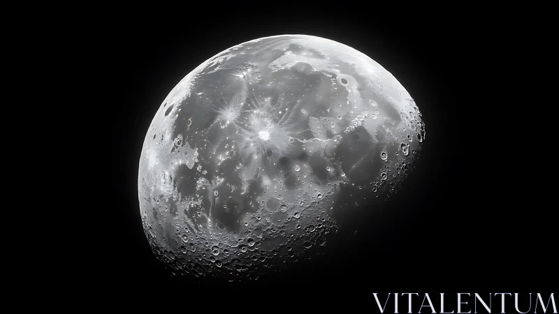 High-resolution lunar terminator study with crater ray mapping.