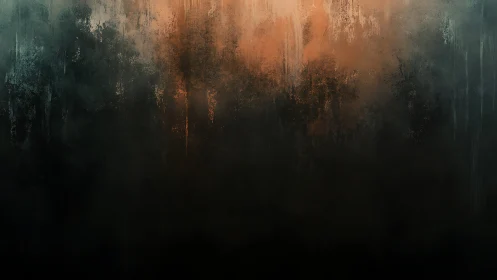 Dark textured abstract gradient with muted orange haze.