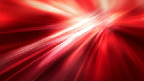 Dynamic red and white light streaks abstract digital background.