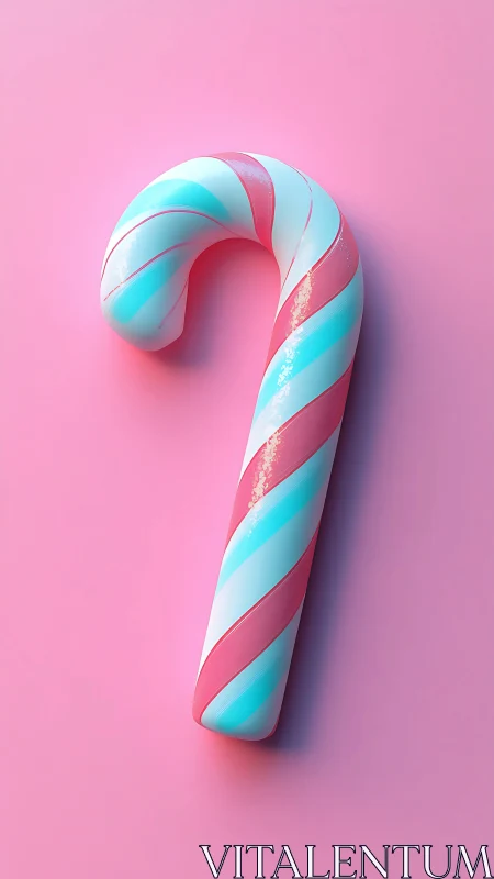 Delightful Candy Cane Dreams in Dreamy Pink Tones