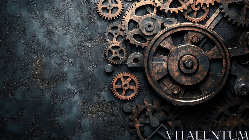 Rust-kissed clockwork orchestra quietly grinds toward dawn