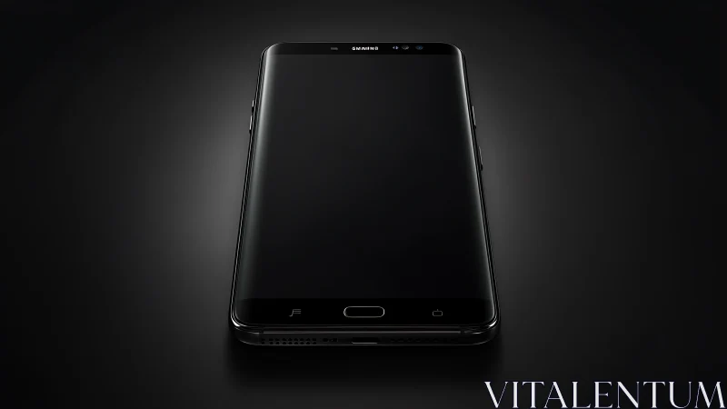 Samsung's Jet-Black Messenger: Where Glass Meets Shadow.