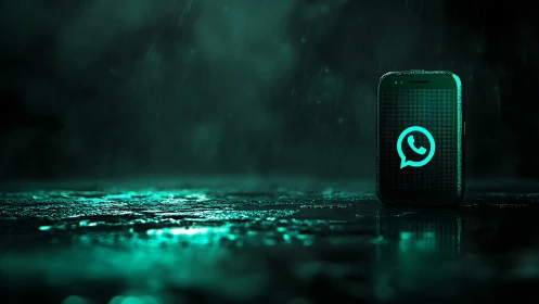 WhatsApp Glows with Purpose in the Digital Rain