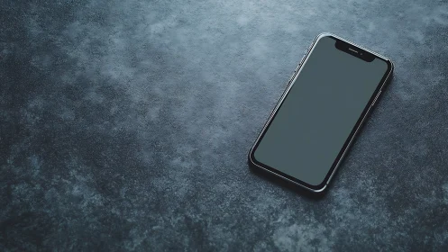 Premium Smartphone on Textured Surface. Contemporary Device Photography.