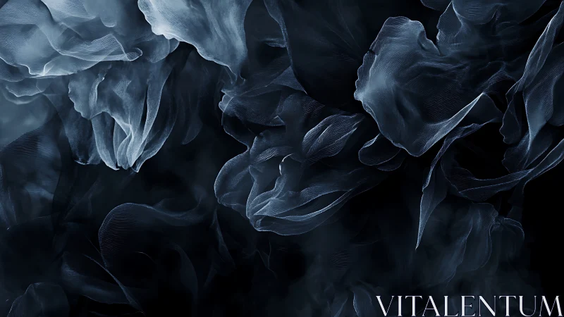 Midnight Veils Drift in Sculpted Smoke and Silken Shadow.