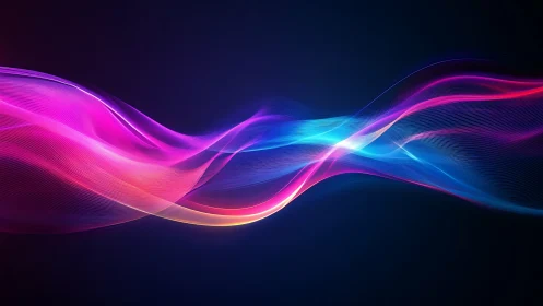 Spectral wavefront interference in luminous gradient ribbons.