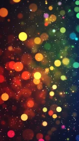 Starlit bokeh carnival swirling through a velvet night sky.