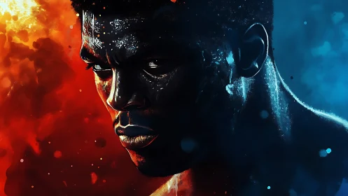 Fire and Ice: A Striking Portrait of Duality and Power