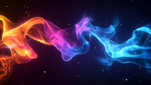 Aurora ribbons collide in a cosmic dance of living color.