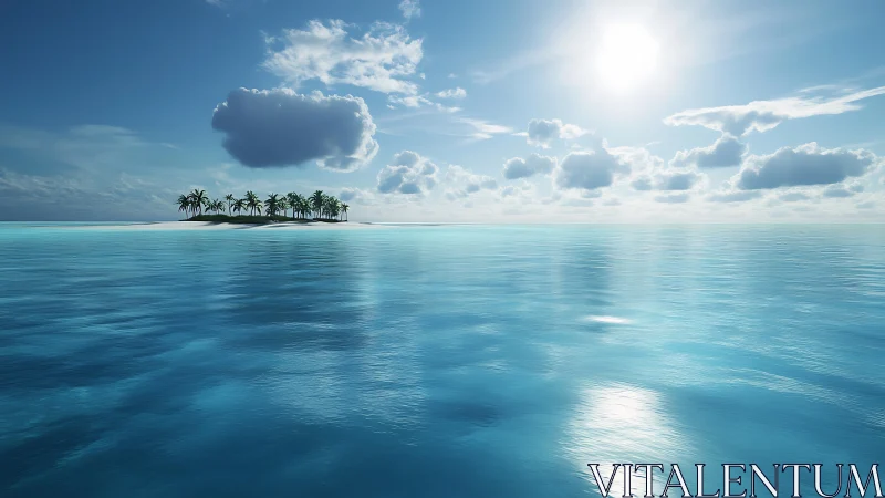 Paradise Island Dreams Under Azure Skies.