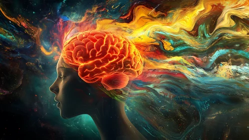 Mind on fire in a river of color and quiet wonder.