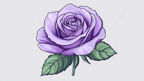 Lavender rose curls softly inward, guarding quiet secrets