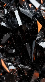 Shards of obsidian light argue in sharp metallic whispers