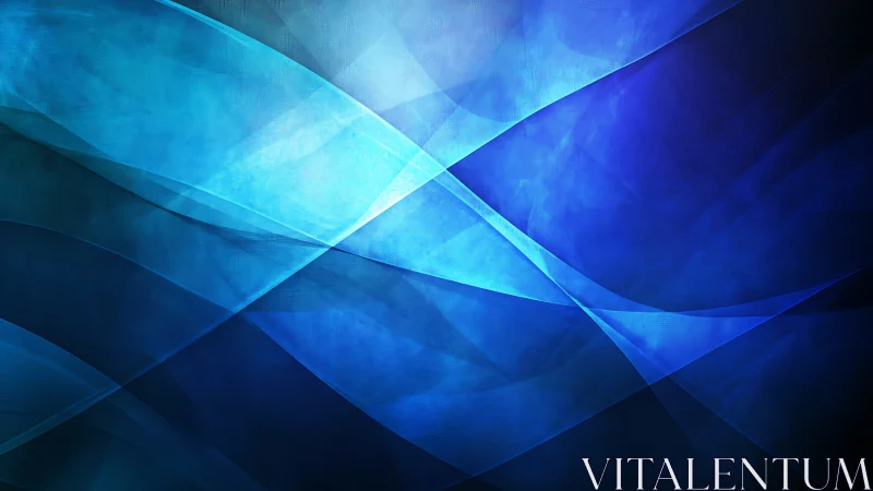 Gentle blue wave layers drifting through quiet light.