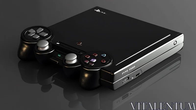 PlayStation 3 Console with DualShock 3 Controller.