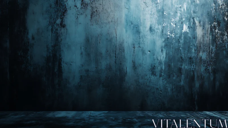 Midnight studio wall quietly waits for its next story to form