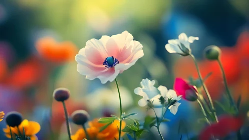 Porcelain Bloom Commands Garden Theater in Chromatic Splendor