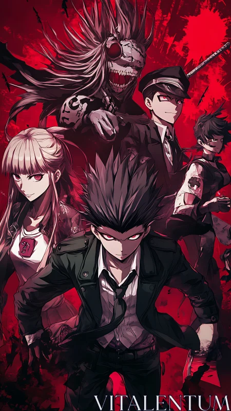 Crimson-eyed misfits storm a nightmare-soaked battlefield.