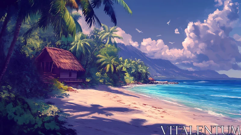 Tropical Beach Hut and Mountain Paradise.