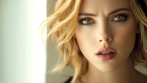 Close-up portrait shows detailed facial rendering and lighting