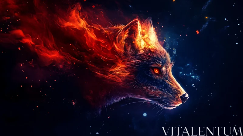 Plasma-ignited fox profile in nebular chromatic combustion.