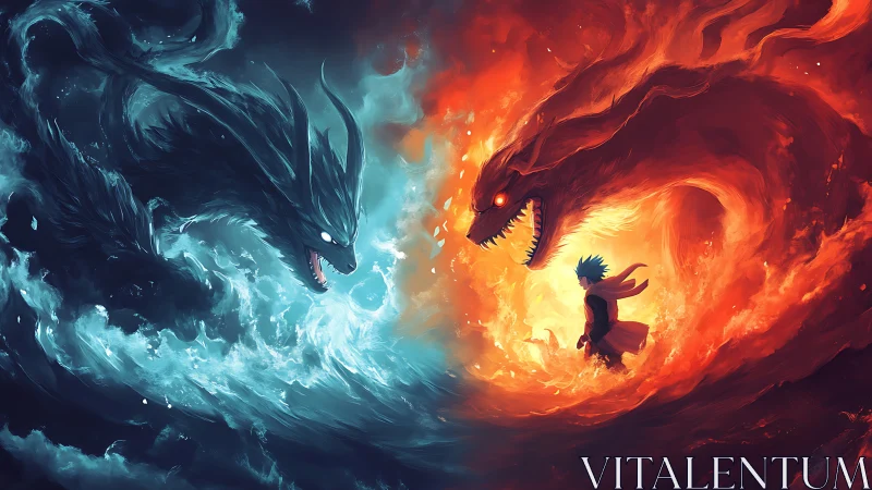 Elemental beasts collide while a lone hero claims the rift