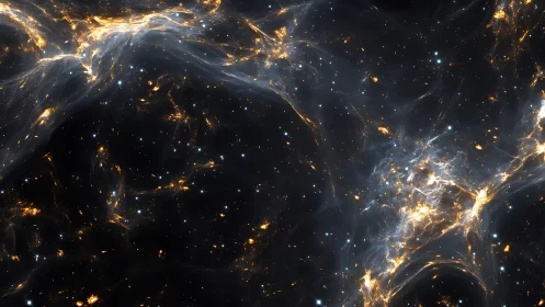 Starfire veils drift through a luminous cosmic dreamscape.