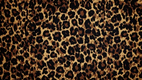 Leopard's Dance: Wild Spotted Pattern in Warm Earth Tones.