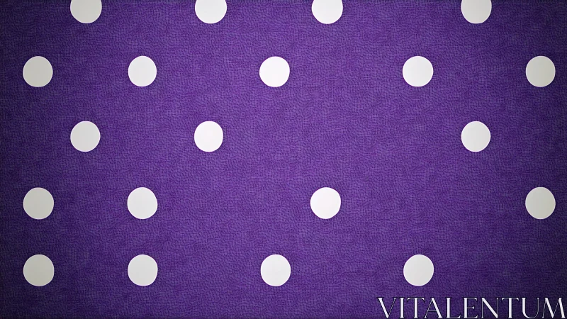 Regular polka dot lattice on textured violet planar field.