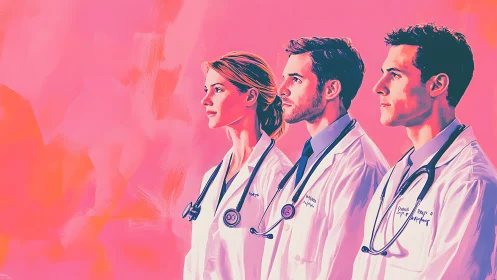 Dedicated medical team stands ready with calm confidence